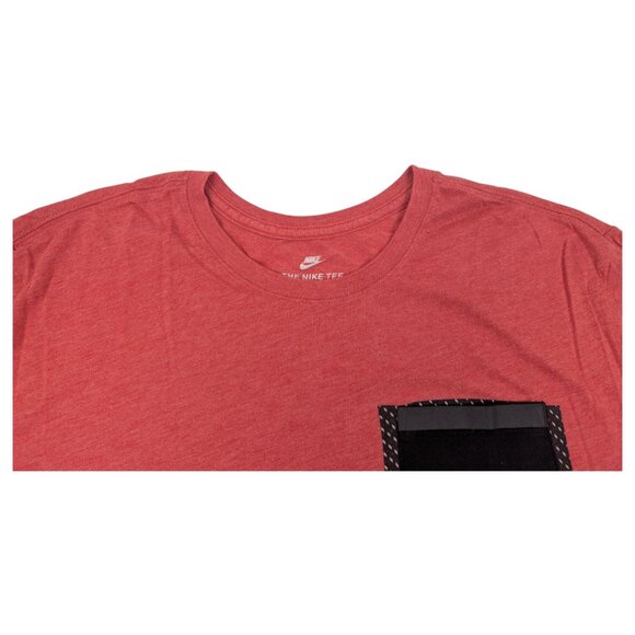 Nike Tee Athletic Cut Shirt Reflective Pocket - Picture 4 of 10